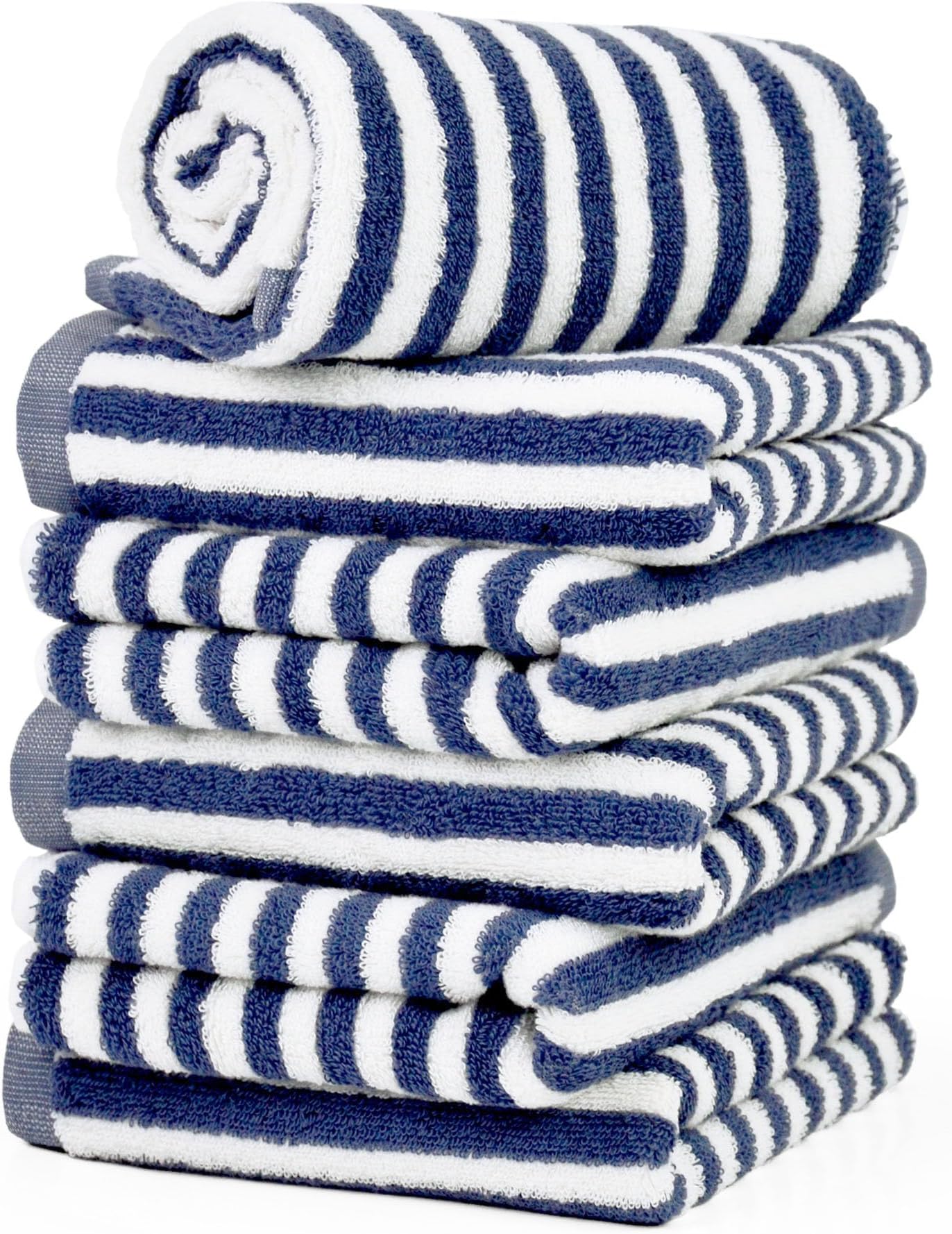 Amazon.com: Kigai Blue White Floral Hand Towels 16 x 28 Inches 2PCS ...