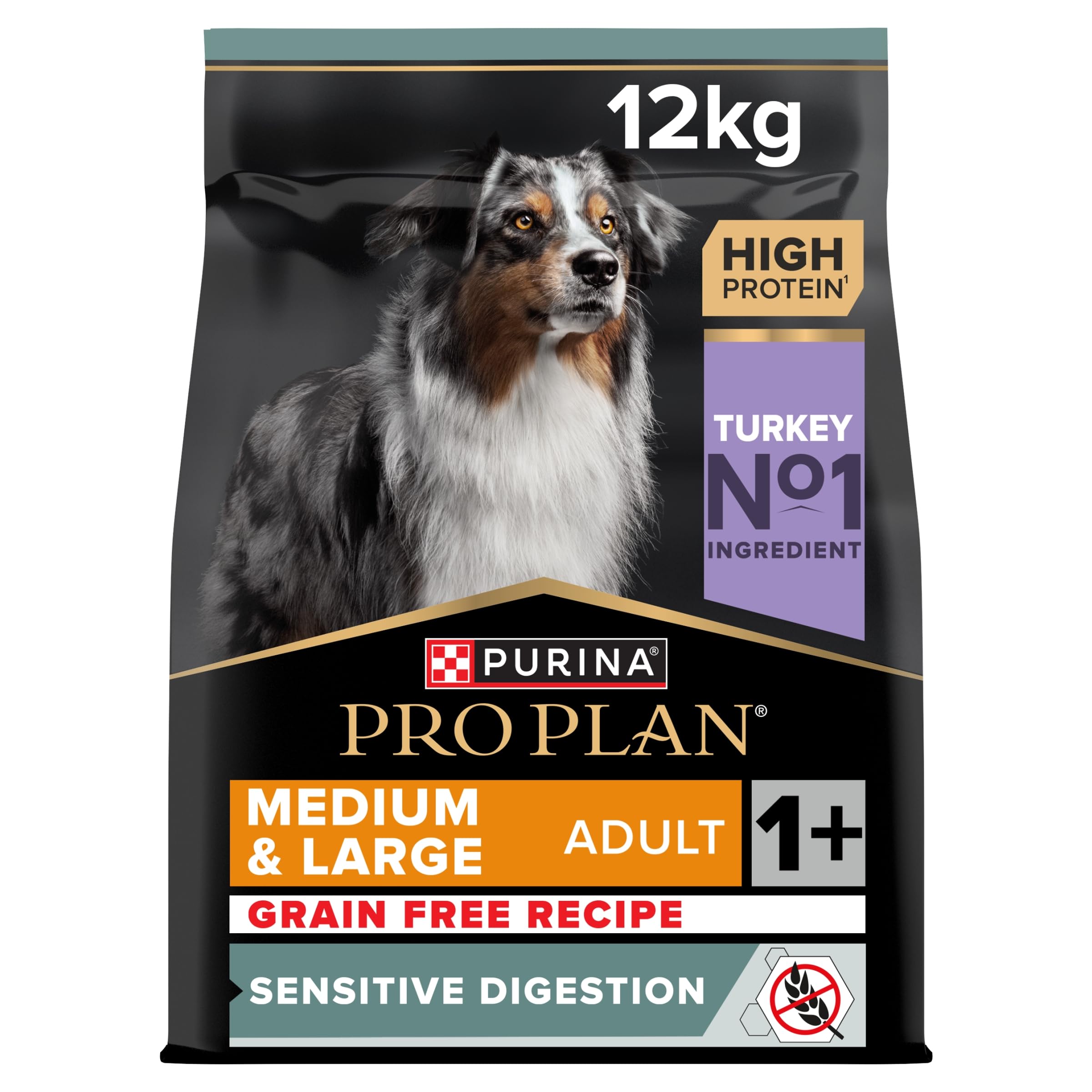 Purina Pro Plan Adult Turkey Grain Free Dry Dog Food 12kg