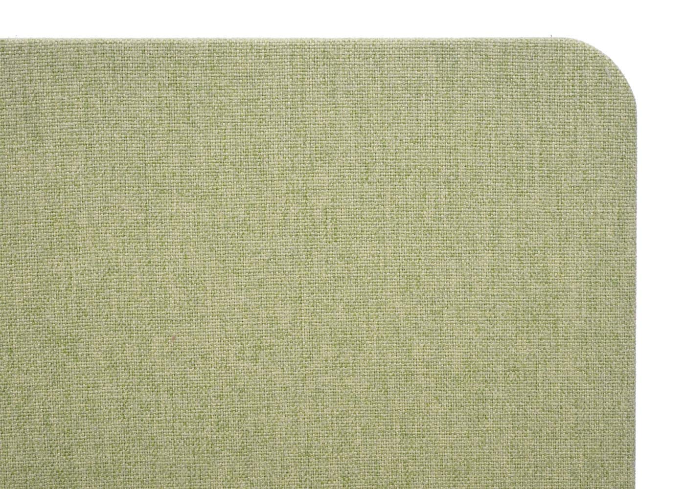 Akustik-Tischtrennwand HWC-G75, Büro-Sichtschutz Schreibtisch Pinnwand, doppelwandig Stoff/Textil - 60x160cm grün