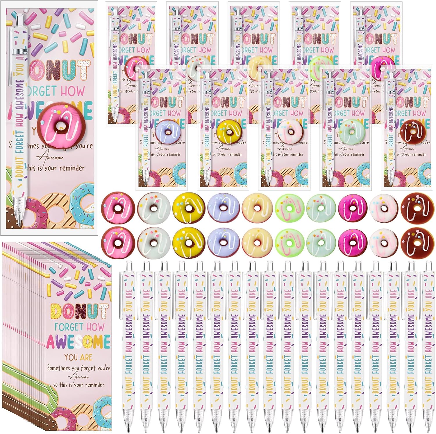 TecUnite 20 Sets Donuts Gifts Bulk