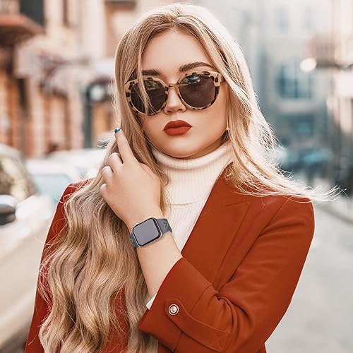 Miniatura 10 de WKC Compatible con correas de Apple Watch de 1.61 pulgadas, 1.57 pulgadas, 1.65 pulgadas, 1.65 pulgadas, 1.73 pulgadas, correa deportiva de silicona