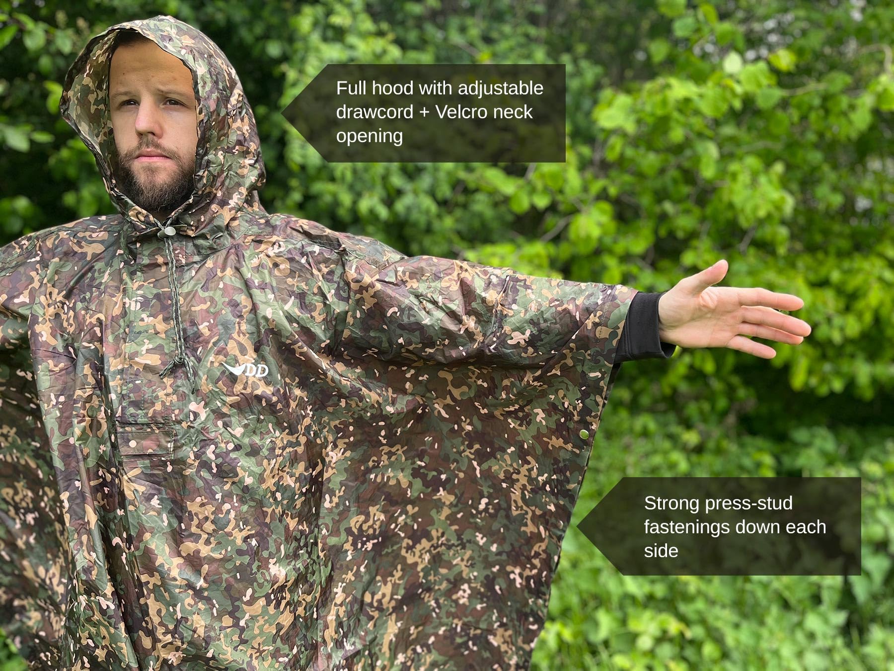 DD Poncho Tarp MC Mimetico