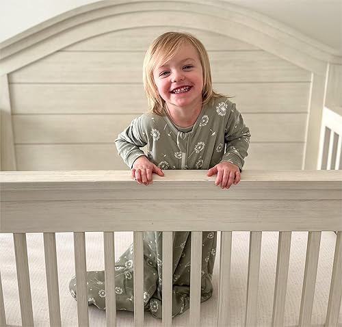 Miniatura 2 de Owlivia Saco de dormir para bebé de algodón orgánico con saco de dormir de 2.5 tog con cremallera de 2 vías, saco de dormir de transición para niños