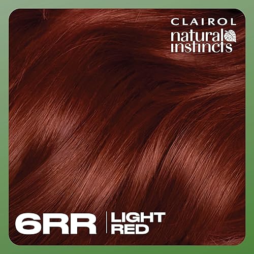 Miniatura 9 de Clairol Natural Instincts - Tinte semipermanente para el cabello, color rojo claro 6RR, paquete de 1 unidad