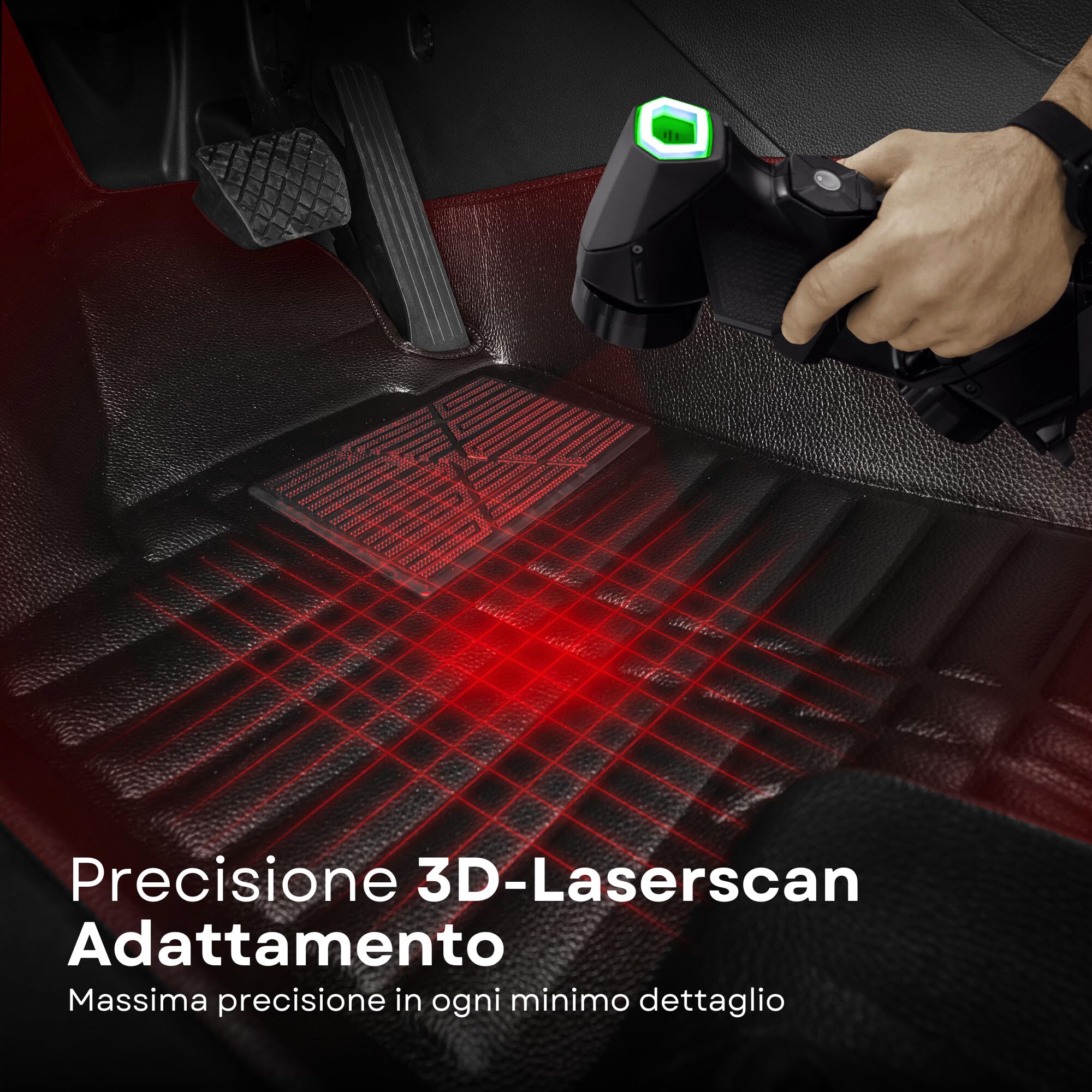 Tappetini In Gomma 3D Su Misura Per Mazda CX-30 (2019-oggi) – Set 4 Pezzi, Antiscivolo E Facili Da Pulire