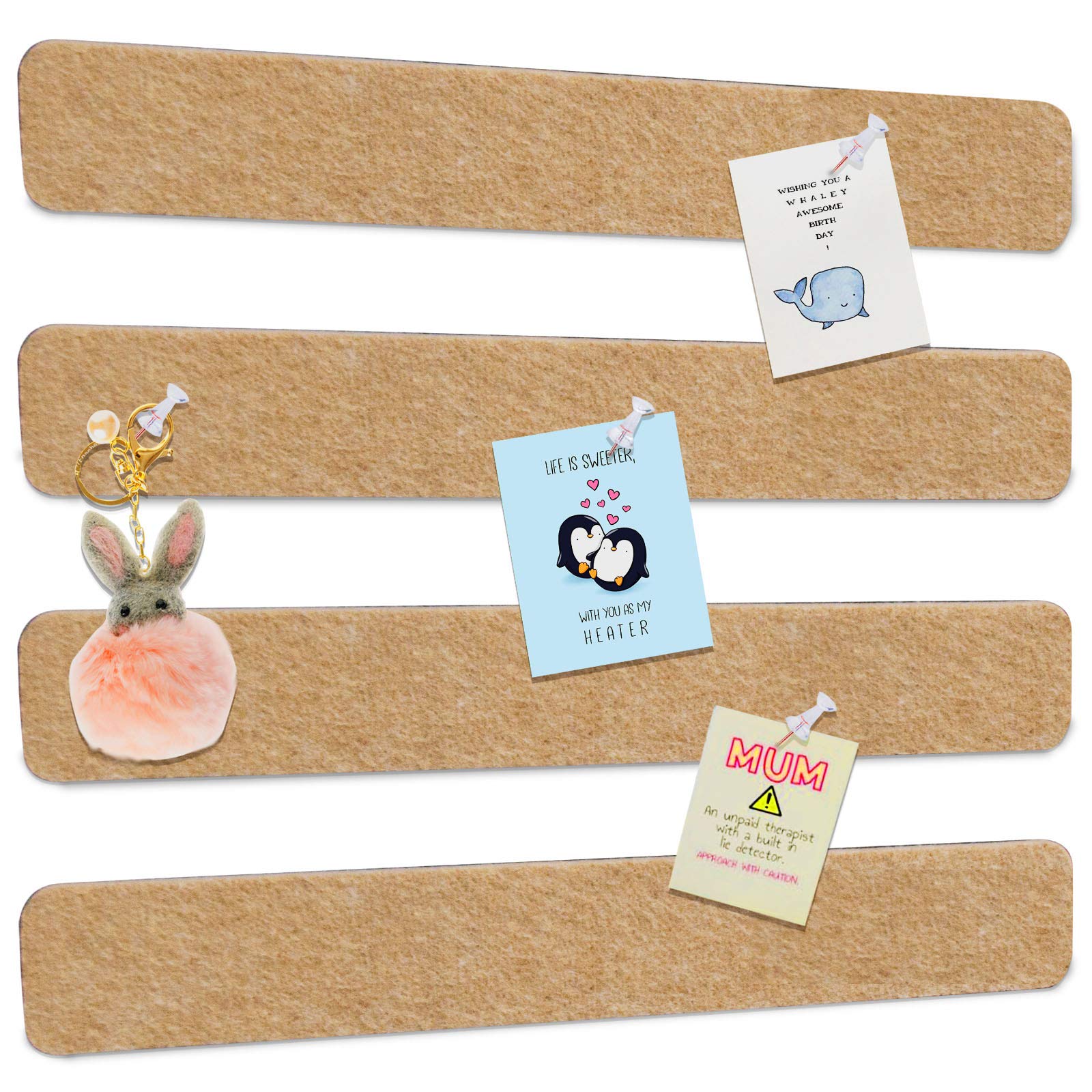 Buy Felt Pin Board Bar Strips Bulletin Board Tiles for Wall DamageFree