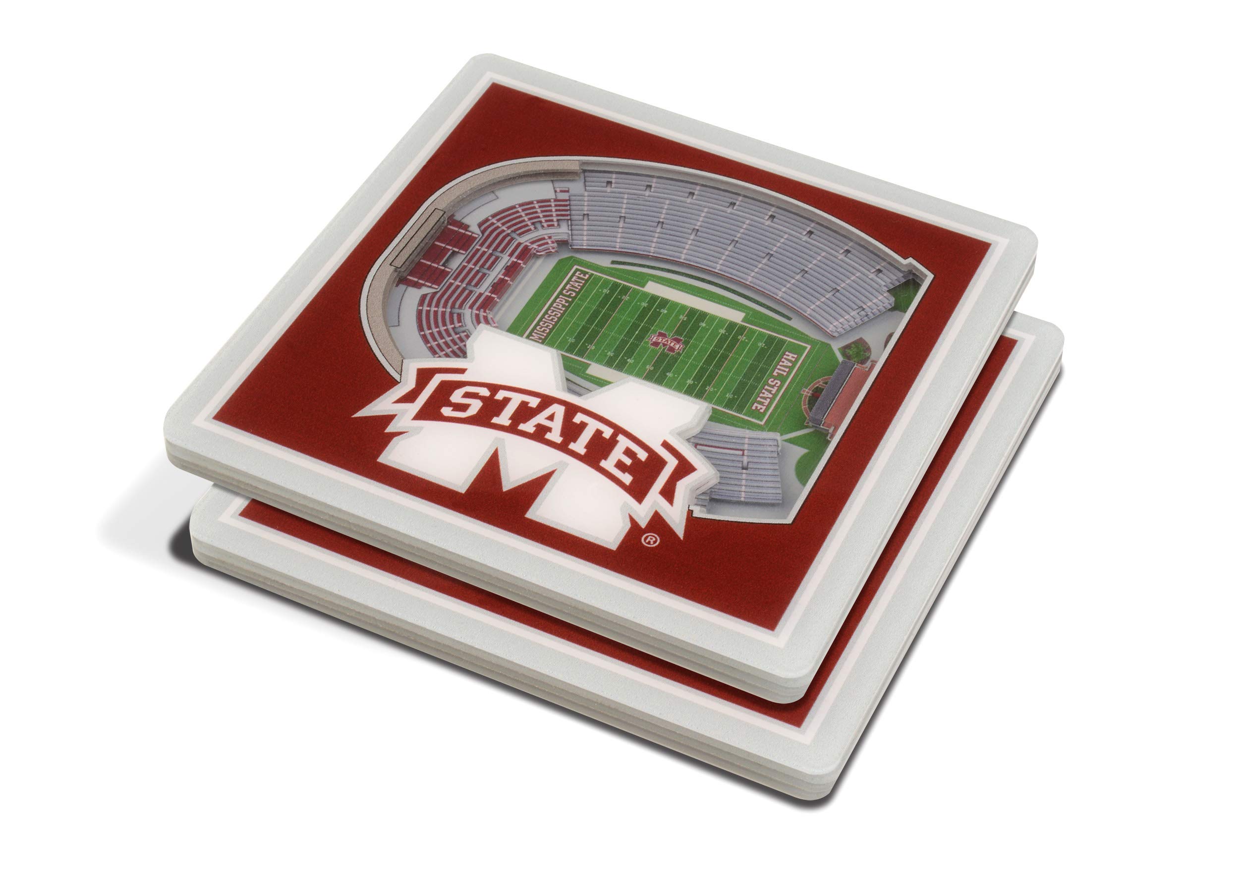YouTheFan StadiumView Untersetzer mit NCAA 3D-Stadion-Ansicht
