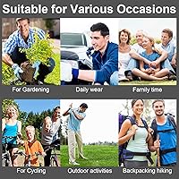 Vista 5 de JASGOOD Cinturón táctico militar respirable de nylon de los hombres de la lona con la hebilla plás