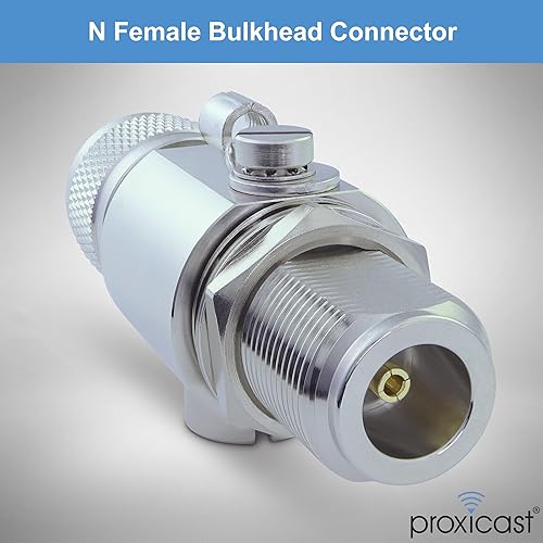 Miniatura 3 de Proxicast Pararrayos coaxial para 0 a 6 GHz (N-machoN hembra) - Protector de rayos de antena de grado profesional de 230 V para 4G, LTE, 5G, Wi-Fi,