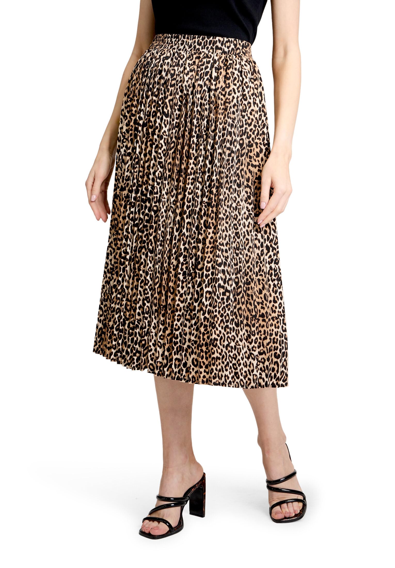 Betty Barclay Damen Plisseerock mit Gummizug