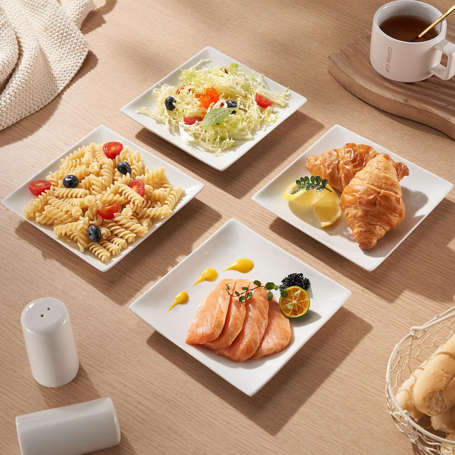 Appetizer Plates Set of 6, Inch Porcelain Dessert Bhutan Ubuy