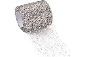 Pandahall 20 Yards Spider Web Lace Net Ribbon 3 Inches Wide