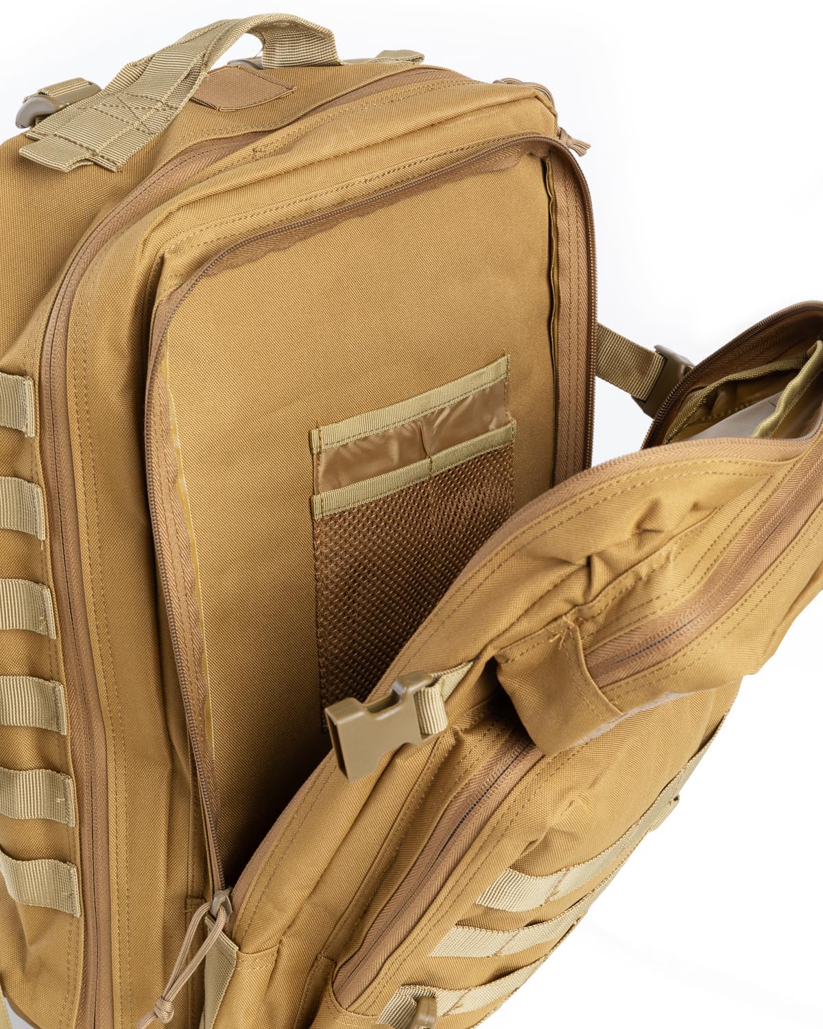 Openland Zaino Tattico 40LT – Zaino Militare con Sistema MOLLE, Tasche Multiple, Spallacci Imbottiti, Fascia Lombare Regolabile – Escursioni, Outdoor, Missioni e Viaggi