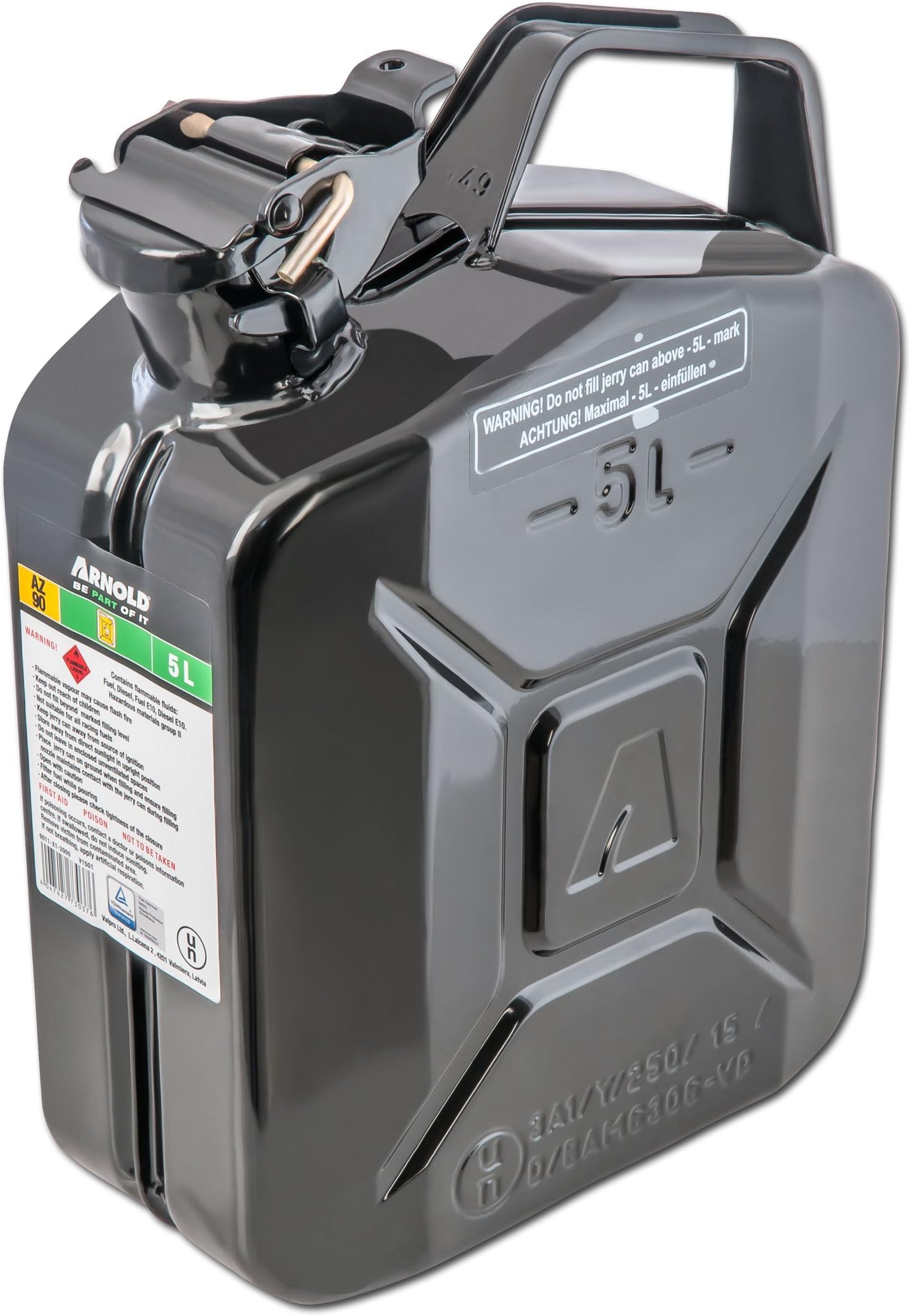 ARNOLD 6011-X1-2000 Metal Fuel Canister 5 L