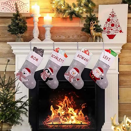DIBSIES DIY Creative Expressions Stocking with Personalization Kit (Santa)