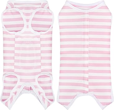 Comprehensive Post-Surgery Dog Recovery Suit Premium Cotton Protective Wound Care Shirt for Puppies, Cats, and Small Pets - Ensuring Ultimate Comfort, Unrestricted Mobility M