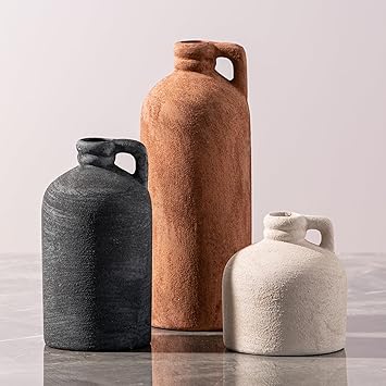 Ceramic Vase Home Table Decor, set of 3