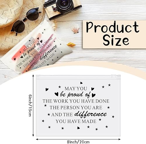Miniatura 9 de Yaomiao 150 bolsas de maquillaje inspiradoras con texto en inglés Sometimes You Forget You're Awesome Make, bolsas de maquillaje EVA, bolsas de