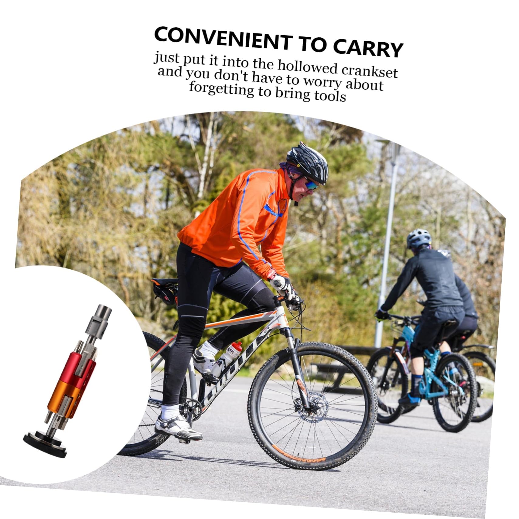 Fahrradwerkzeug Satz für Mountainbike, Schwarz aus Aluminiumlegierung