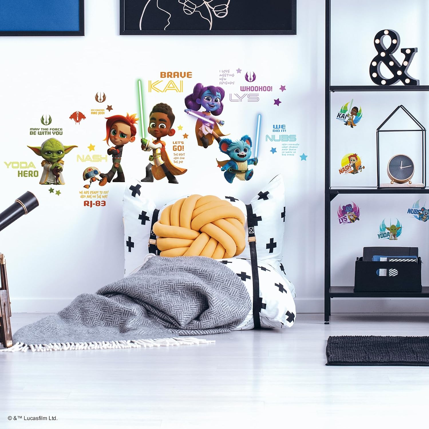 Star Wars Young Jedi Adventures Wall Decals, RMK5456SCS