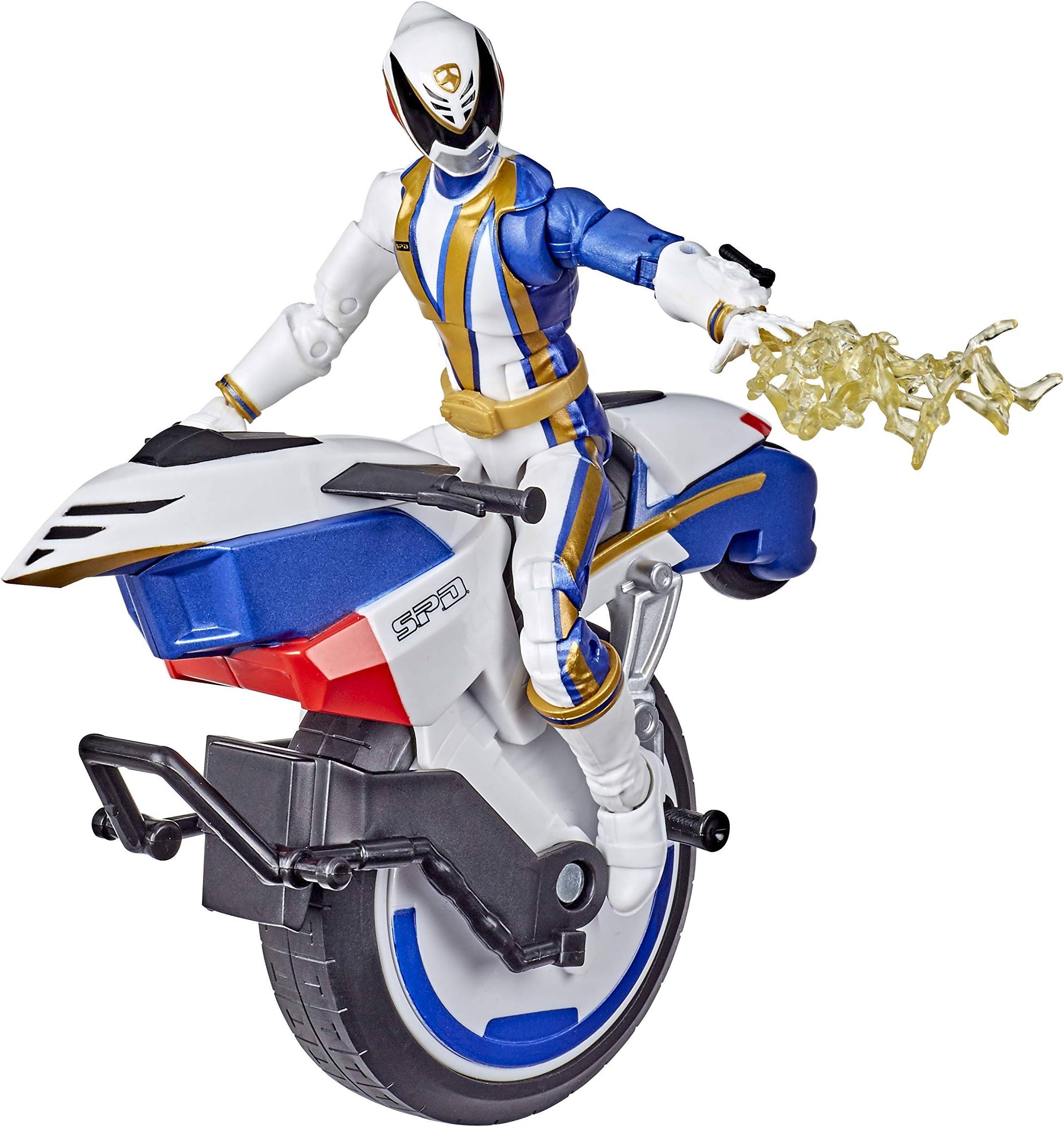 Power Rangers Lightning Collection S.P.D. Omega Ranger and Uniforce Cycle Vehicle 6-Inch Collectible Figure Toy (Amazon Exclusive)