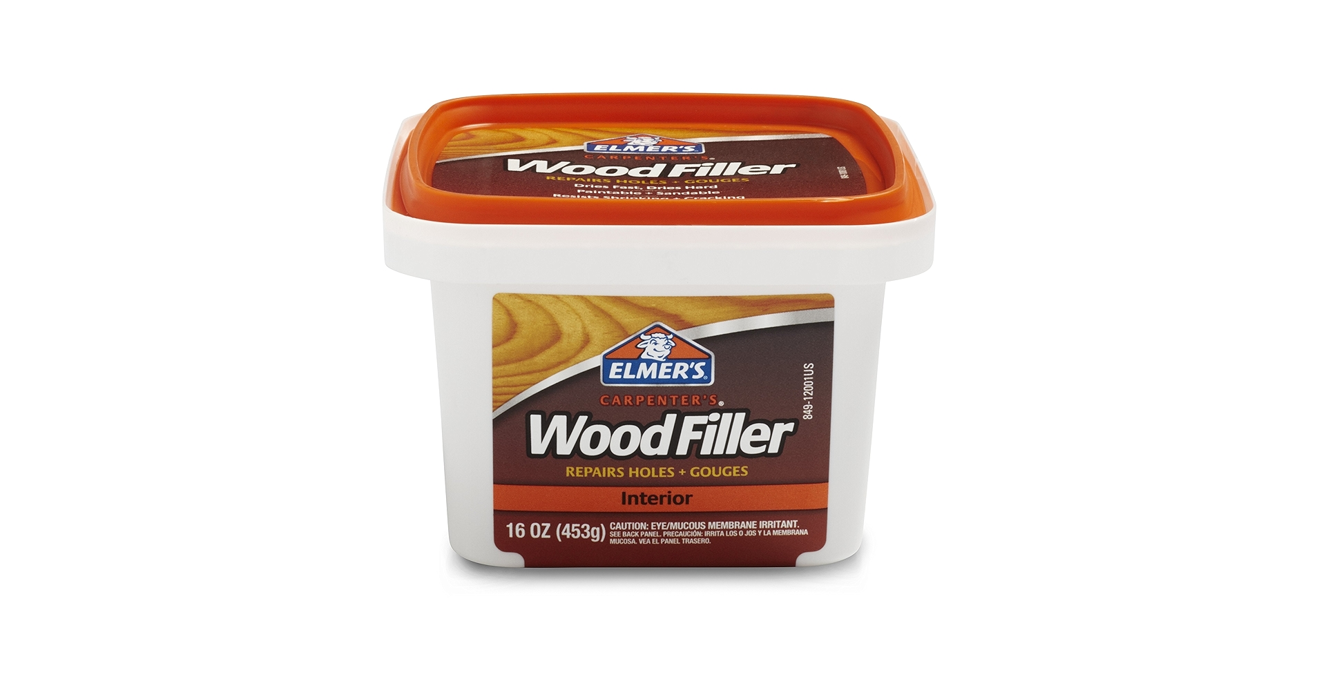 のり ELMER Elmers E849D8 Pt Interior Wood Filler 16oz — Painters Solutions