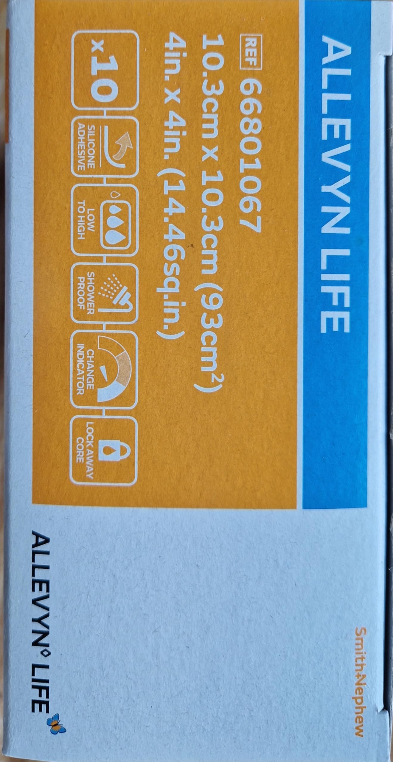 Allevyn Life 10,3x10,3 cm Silikonschaumverband