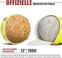 LeapBeast 12 Inch Softball Edzés Labda, PU Felület Kezdőknek, Ifjúsági Gyakorlás Sportlabda 3