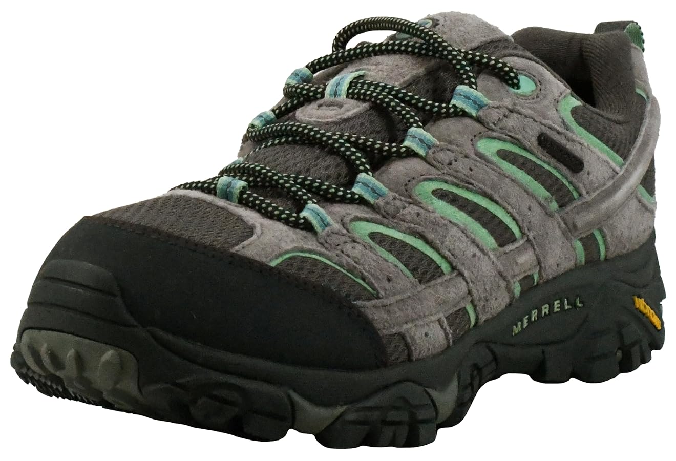 Merrell Moab 2 Gore-Tex hiking boots showing waterproof construction and Vibram sole