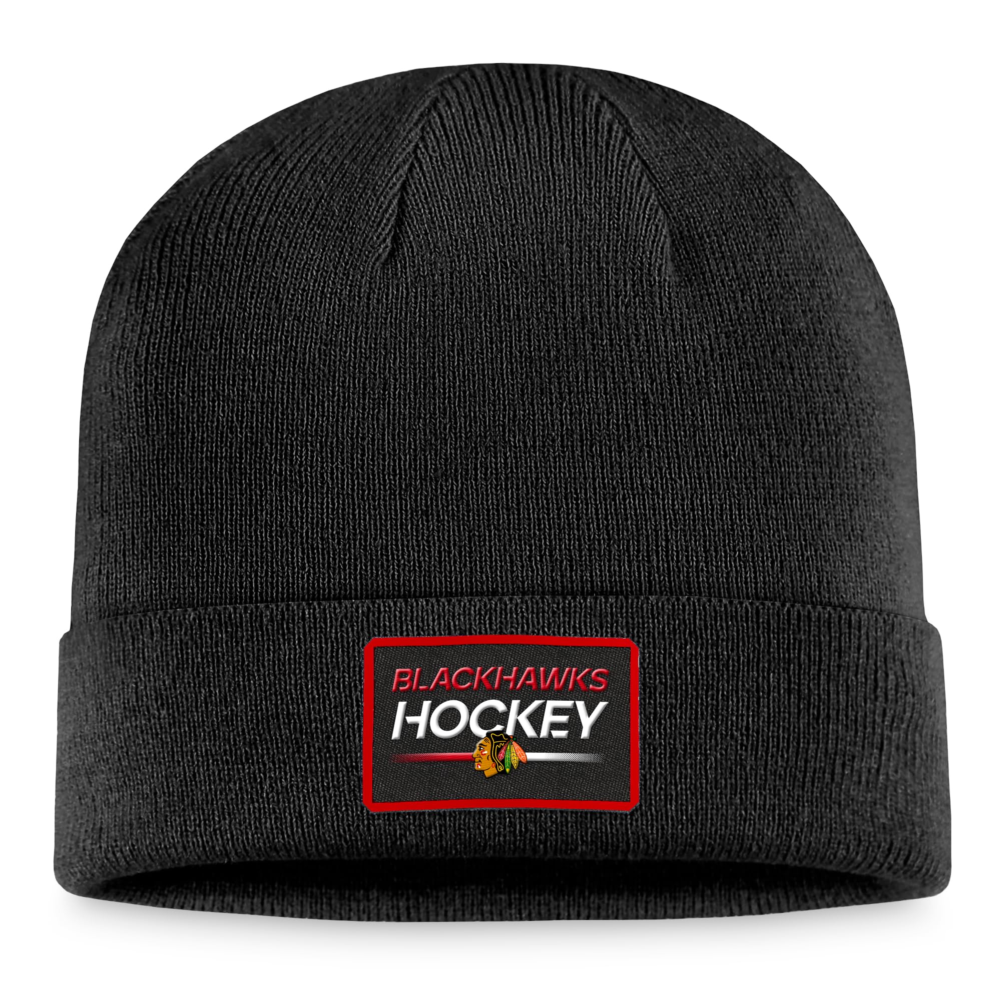 Fanatics NHL Authentic Pro Prime Cuffed Knit Chicago Blackhawks Beanie Mütze Wollmütze