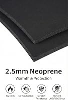 Costum de scafandru scurt pentru copii Yikayin, 2,5 mm neopren, costum termic shorty cu protecție UV și fermoar la spate, pentru scufundări, surfing și snorkeling 3