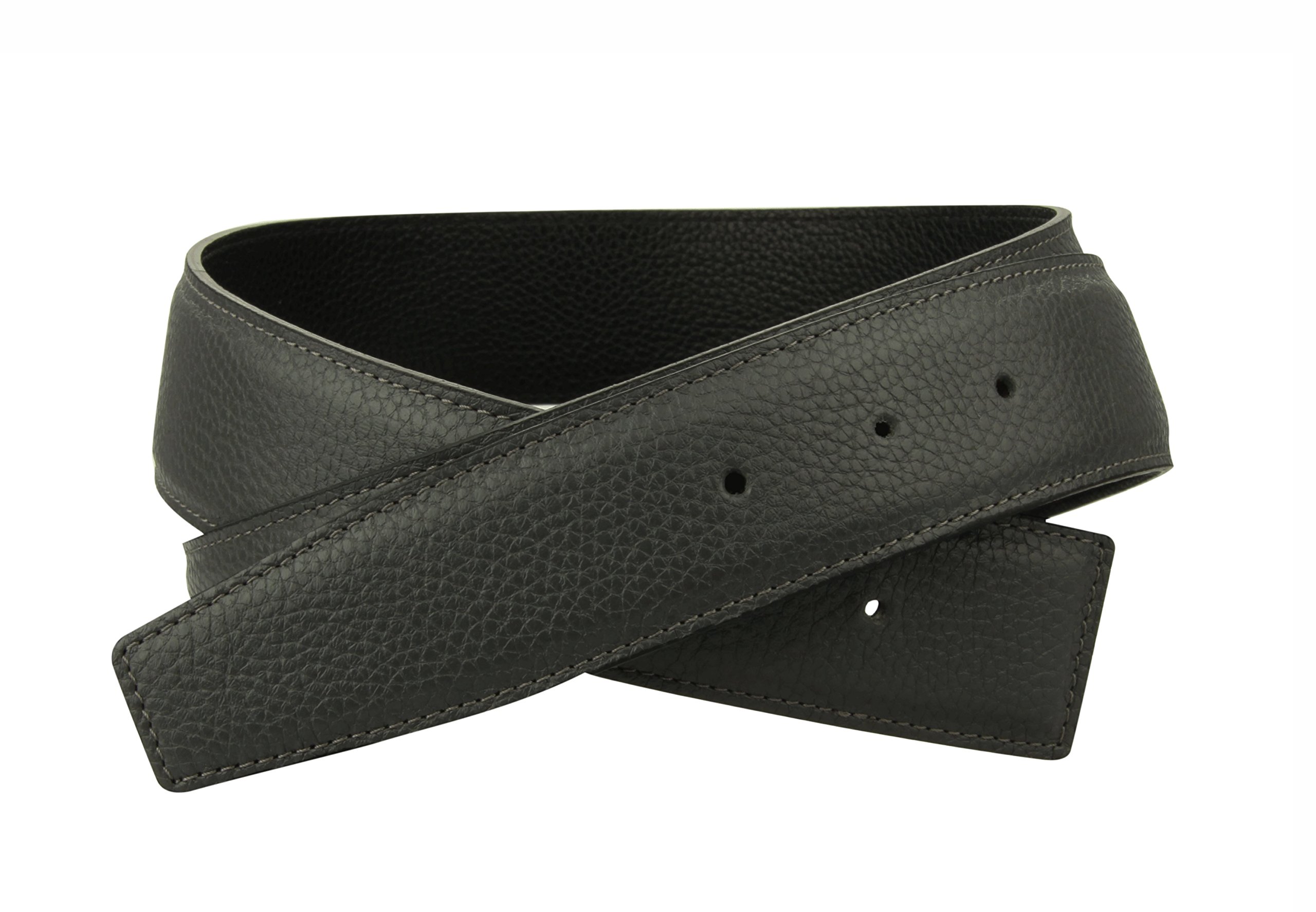 Grauer echt Leder Wendegürtel für Herren & Damen in Grau 31mm Gürtel