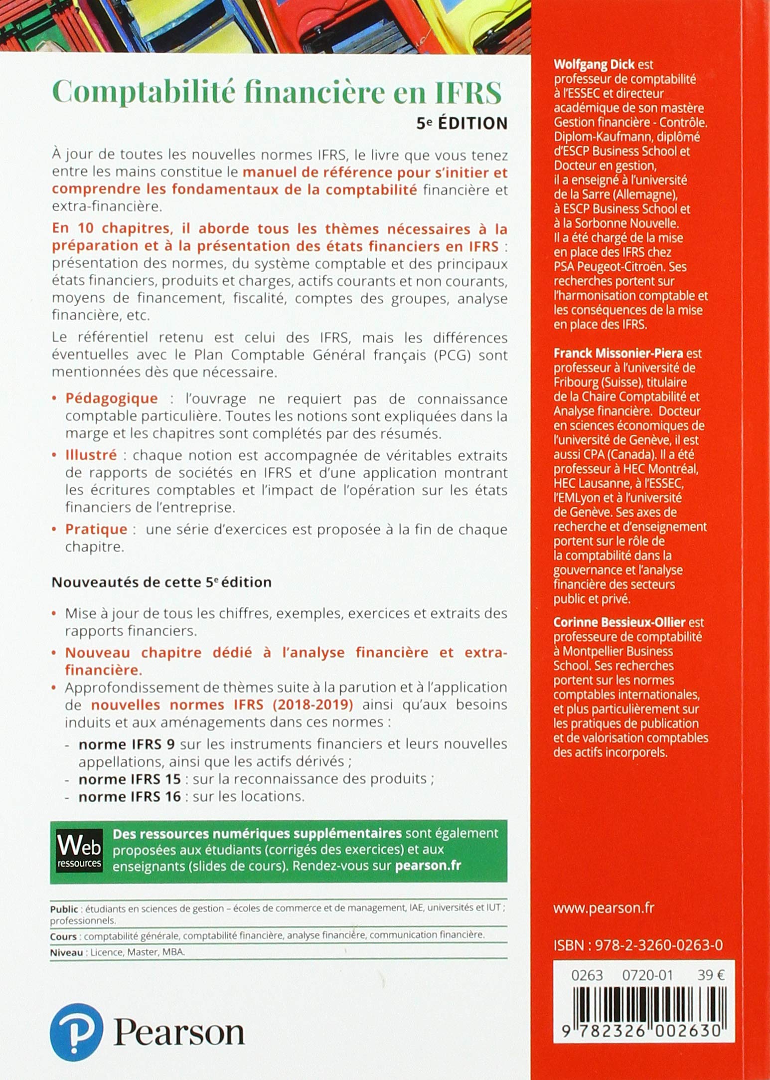 Comptabilité financière en IFRS - 5e édition