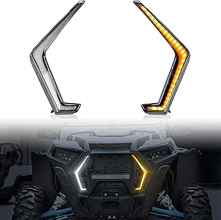 RZR XP 1000 Turn Signal Fang Lights, LED RZR XP Fang Acccent Street Legal Front Signature Lights for 2019-2023 Polaris RZR XP 1000 Turbo (2PCS, Replace #2884053, 2884871)