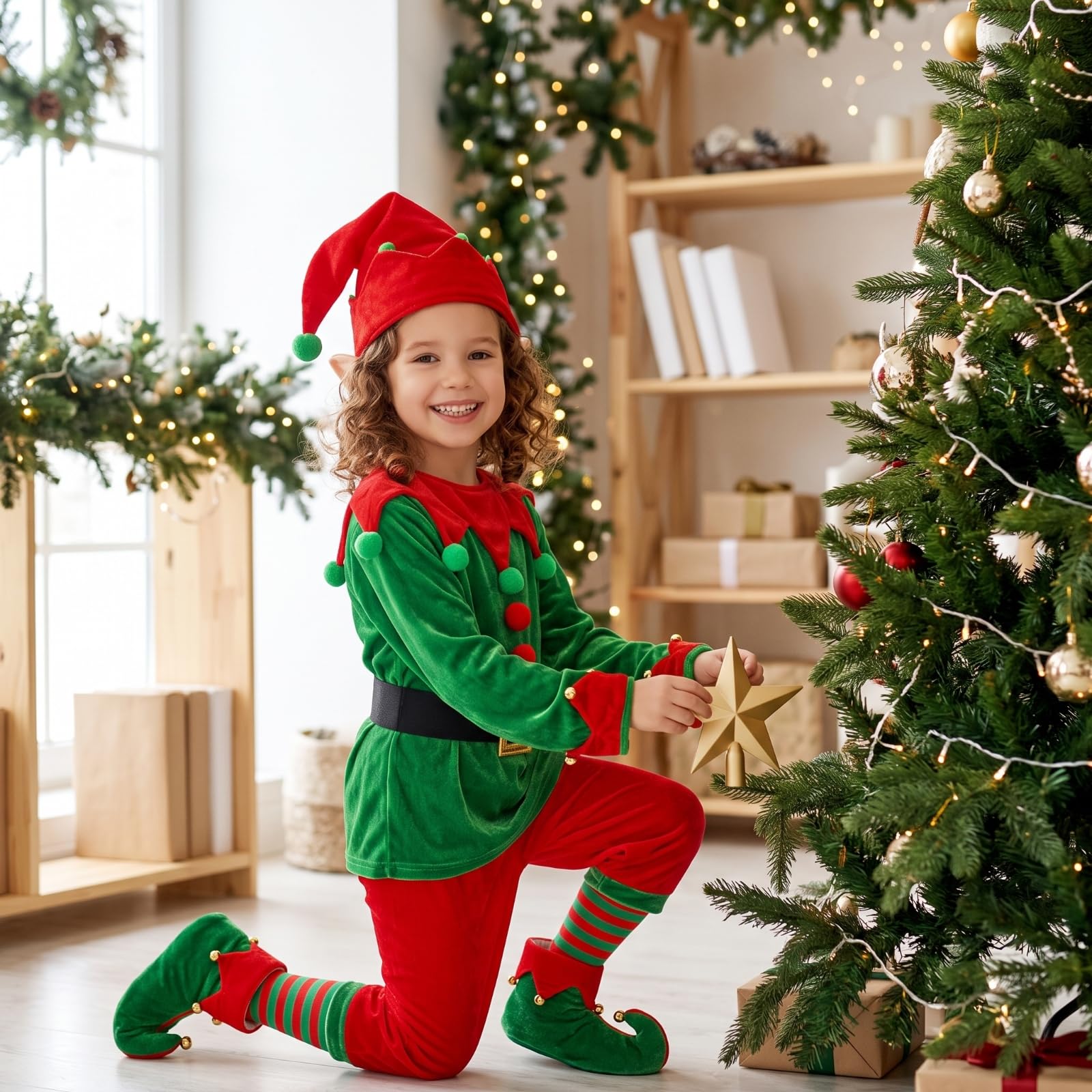 Vestito da Festivo Costume Da | Morbido, per Recite Scolastiche, Spettacoli Teatrali