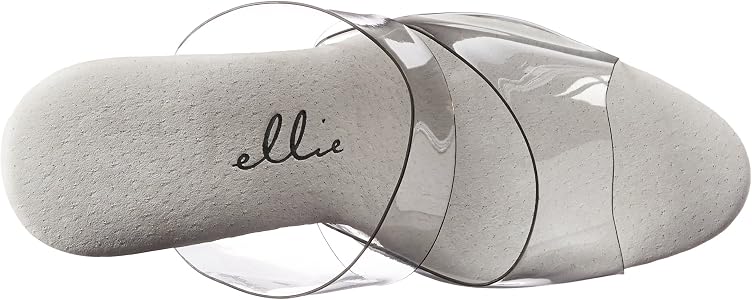 Amazon.com | Ellie Shoes Women's 850-coco Platform Sandal, Clear