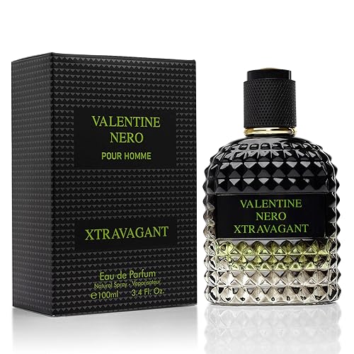 Valentine Nero Xtravagant para hombres Fragancia oriental Fougere Notas superiores de Bergamota Calabrian & Espresso Coffee Accord Fragancia base