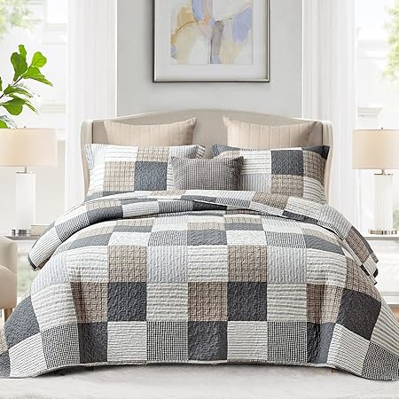 PANGUSHAN Set Di Biancheria Da Letto Queen Size, 100% Cotone