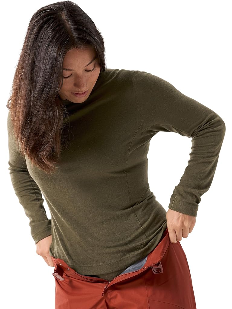 Olive Arc'teryx Satoro Merino Wool Crew