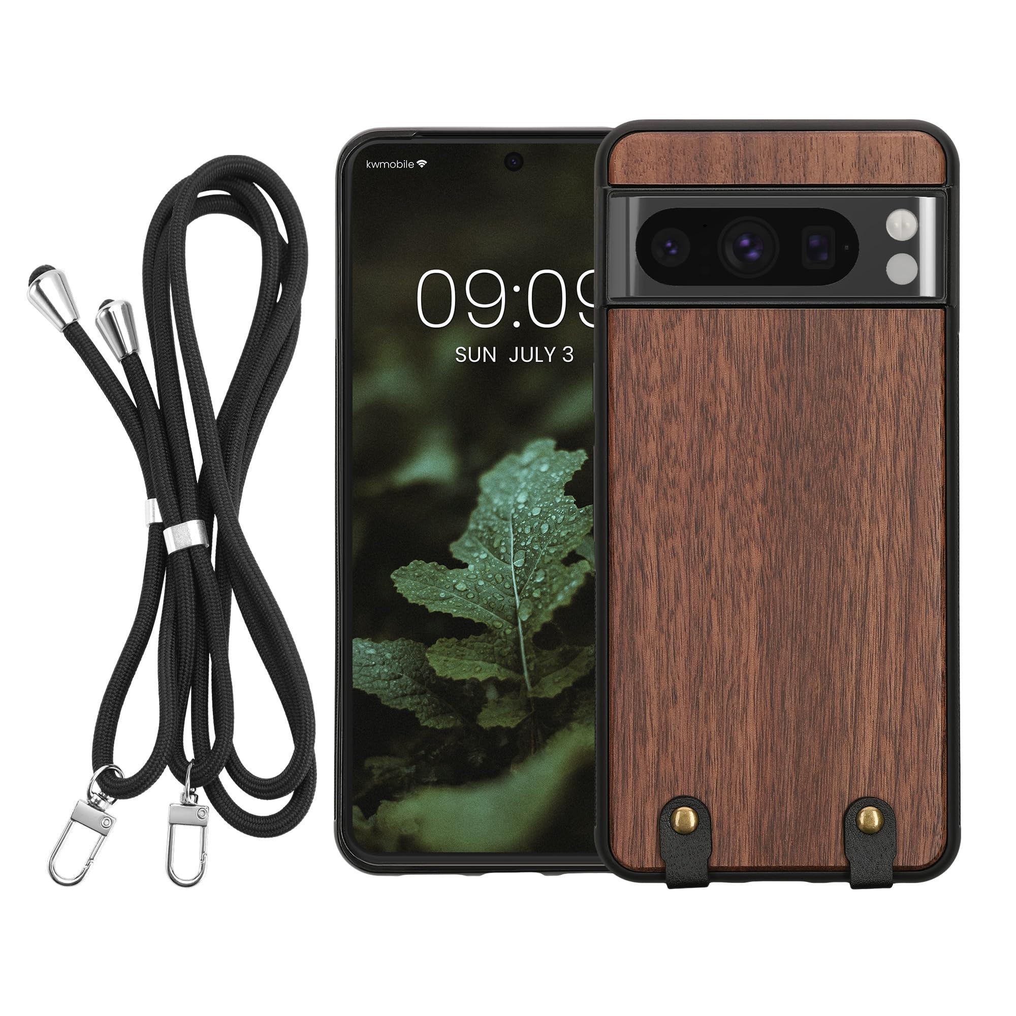 Coque Avec Collier Pour Google Pixel 8 Pro - Housse TPU Noir