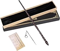 Vista 1 de Varita mágica de mago o bruja accesorios para niños y adultos accesorios de brujería para cosplay colección de hechicero con caja de regalo
