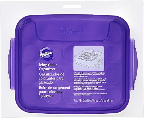 Miniatura 7 de Wilton Juego de 1 organizador de herramientas blanco y morado