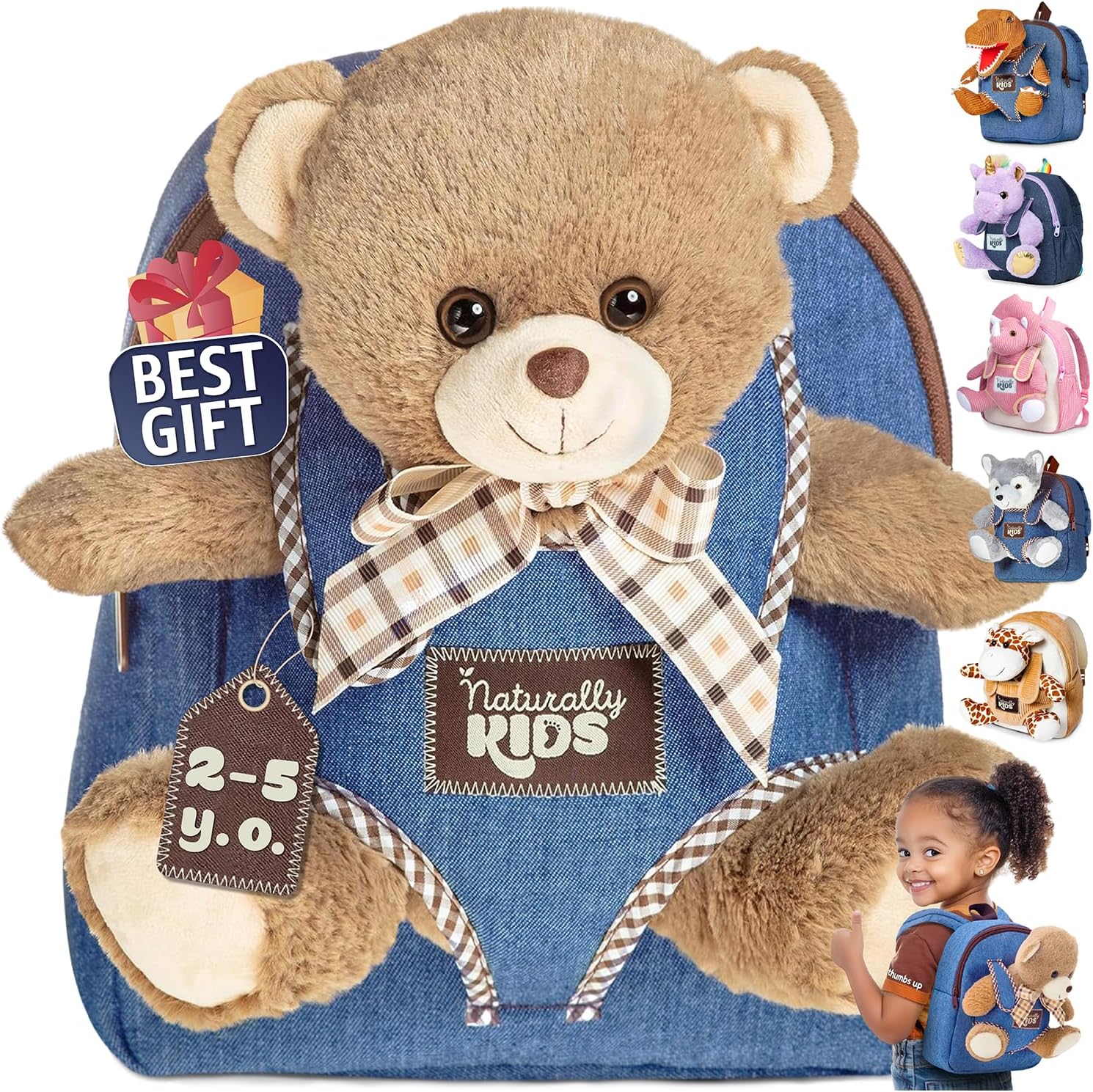 Teddy Bear Backpack for Toddlers