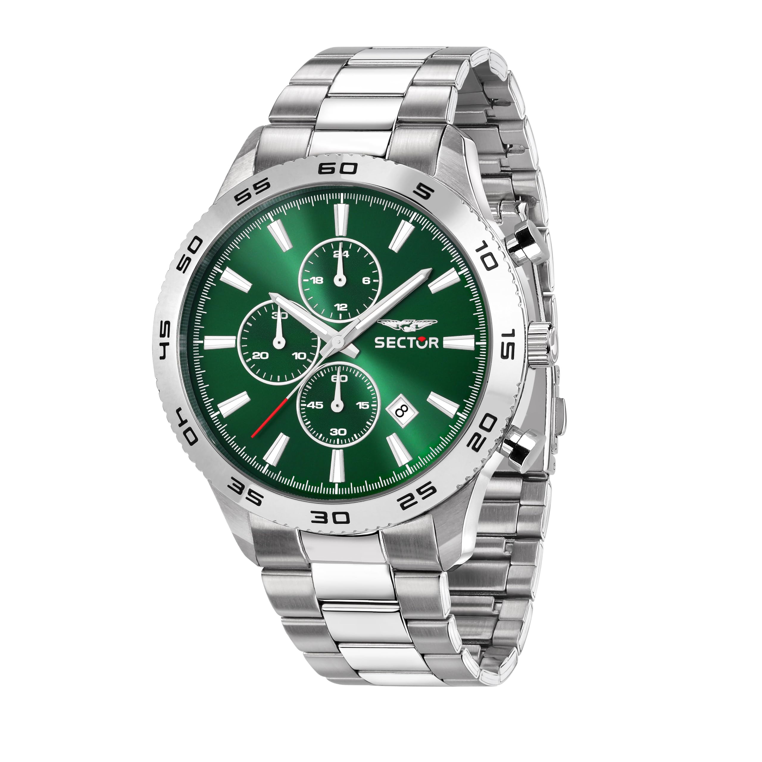 Sector No Limits Orologio Uomo, Cronografo, Analogico, 45 mm, Collezione 270, Effetto Sunray