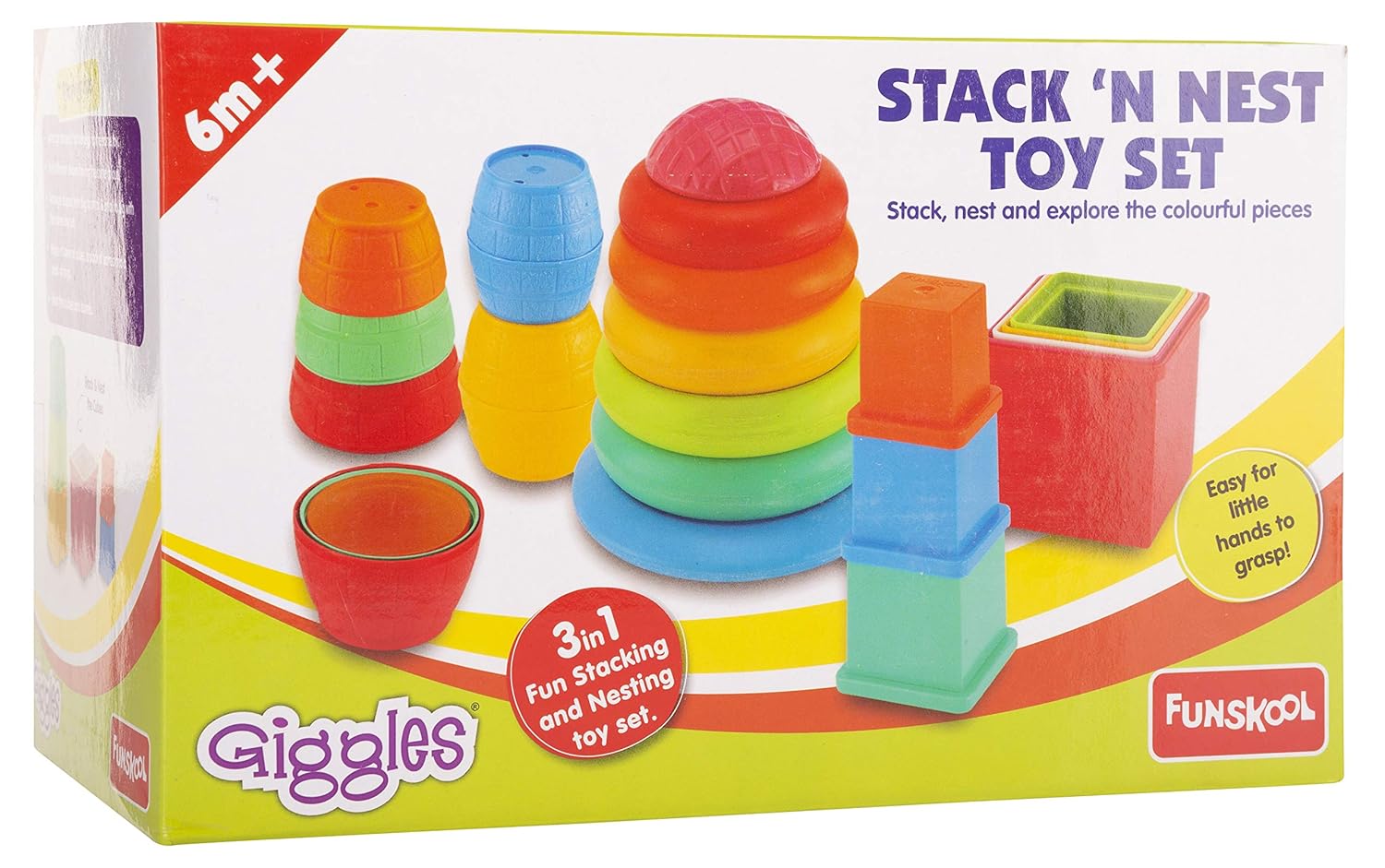 Giggles stack and nest toy set Clearance