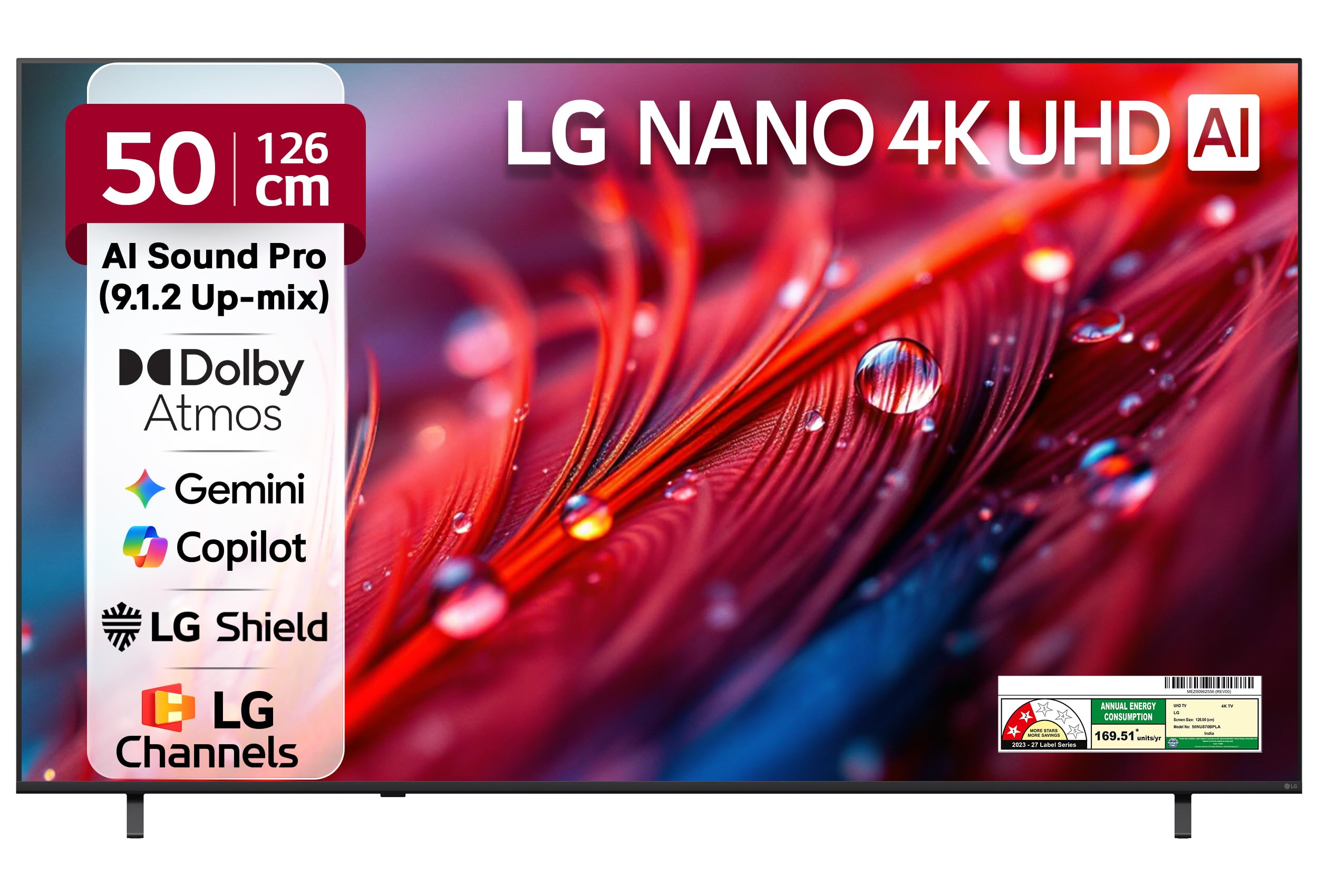 LG 126 cms (50 inches) NU87 AI Series Nano 4K Ultra HD Smart webOS VA LED TV 50NU870BPLA-image-37