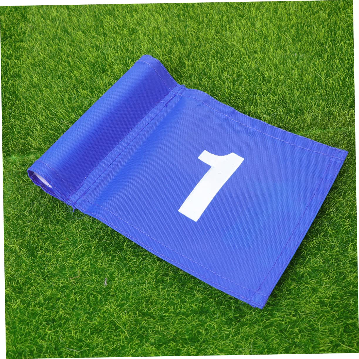 DECOMELODY 1Pc Durable Practice Flag for Golf Training Monochrome Marking Flag Portable for Backyard Practice Garden Use Lightweight Tear Resistant