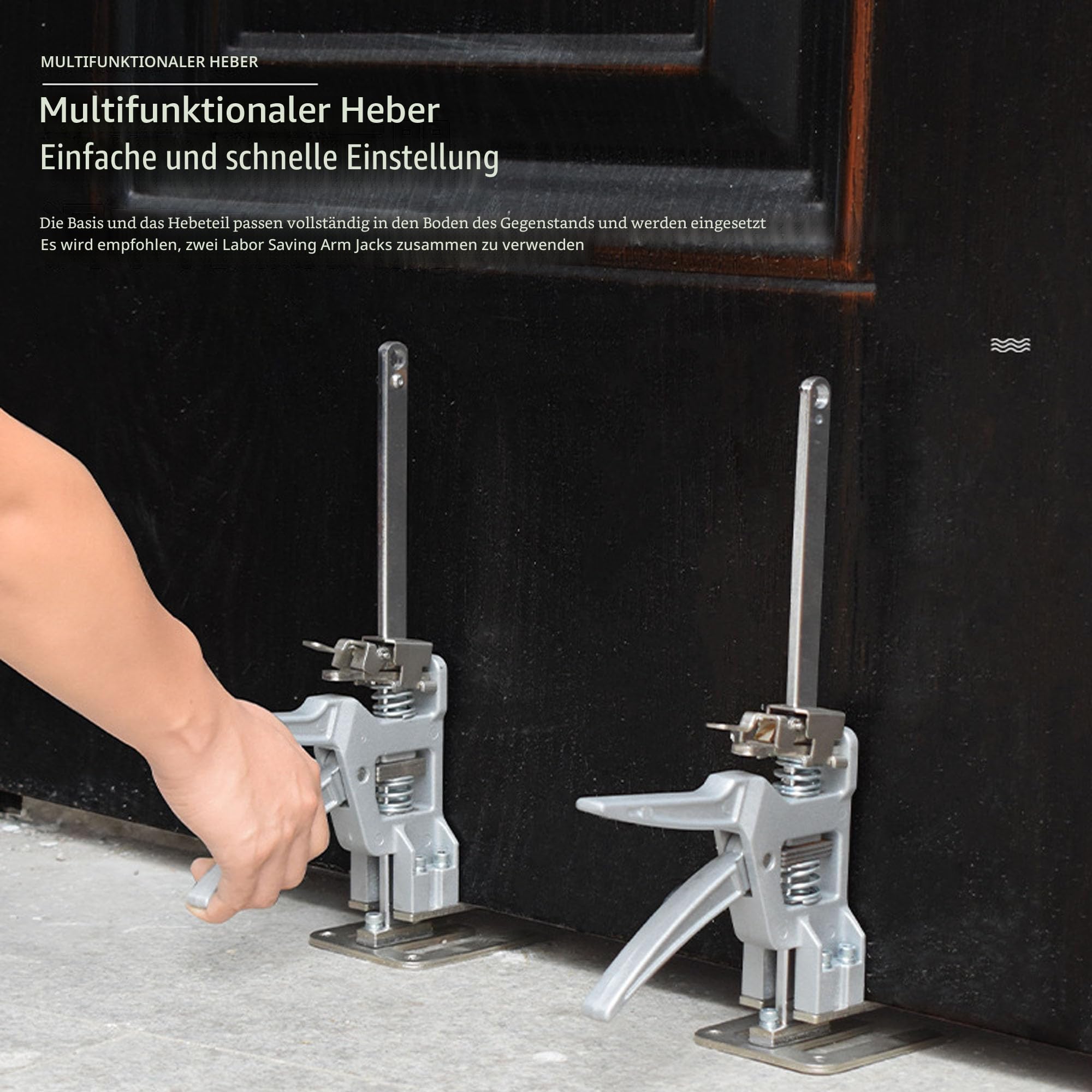 2 Stück arbeitssparender Armheber | Einhandmontagewerkzeug | zum durchführen von schweren Arbeiten mit nur einer Personen | Montagewerkzeug Hebewerkzeug Werkzeug, 200 kg Hubkapazität