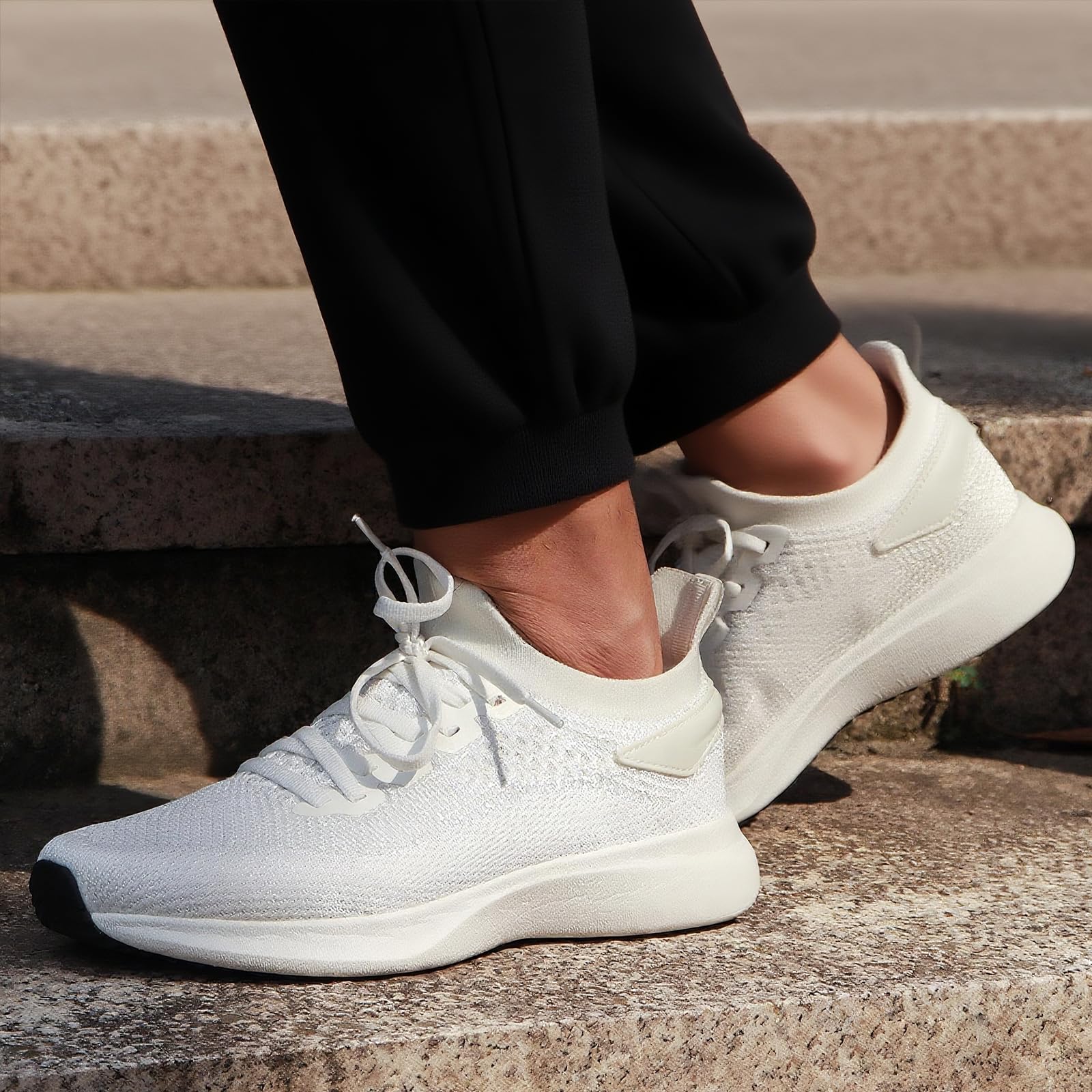 Giniros Schuhe Herren Turnschuhe Sportschuhe Sneaker Running Tennisschuhe Freizeit Straßenlaufschuhe Leichtgewichts Atmungsaktiv Slip on Fitness Gym Joggingschuhe