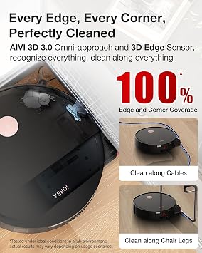Yeedi by ECOVACS S14 Plus Robot Vacuum and Mop, OZMO Roller Mopping